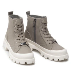 Bottes De Randonnée Steve Madden Mt Shasta SM11001838-04004-682 Grey Canvas -Primigi Magasin bottes de randonnee steve madden mt shasta sm11001838 04004 682 grey canvas 4