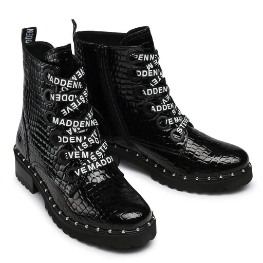 Bottes De Randonnée Steve Madden Tess SM11000710-02002-066 Black Croco 7 Bottes De Randonnée Steve Madden Tess SM11000710-02002-066 Black Croco – Image 5