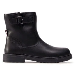 Bottes Geox J Eclair G.B J049QB 000BC C9999 S Black -Primigi Magasin bottes geox j eclair g b j049qb 000bc c9999 s black 1