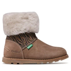 Bottes Kickers Nonofur 878681-10-113 S Beige Rose Zebre -Primigi Magasin bottes kickers nonofur 878681 10 113 s beige rose zebre 1