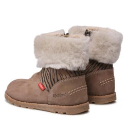 Bottes Kickers Nonofur 878681-10-113 S Beige Rose Zebre -Primigi Magasin bottes kickers nonofur 878681 10 113 s beige rose zebre 2