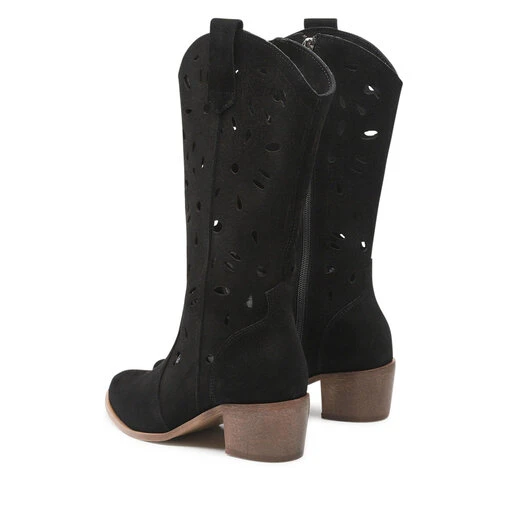 Bottes Roberto 3170 Czarny Welur 5 Bottes Roberto 3170 Czarny Welur – Image 3