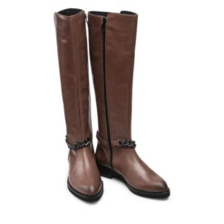 Bottes Solo Femme 30821-06-M32/000-51-00 Taupe -Primigi Magasin bottes solo femme 30821 06 m32 000 51 00 taupe 4