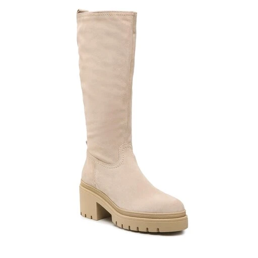 Bottes Tamaris 1-25640-39 Cream Suede 425 3 Bottes Tamaris 1-25640-39 Cream Suede 425